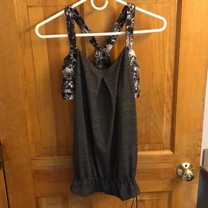 Lululemon tank with built in bra
